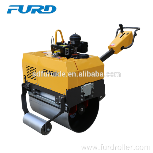 Large Wheel Single Drum Mini Compactor Roller with Imported Pump (FYL-750)